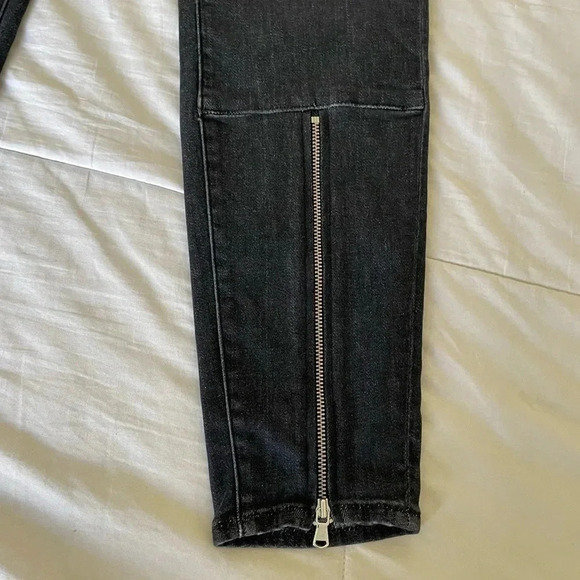 Jbrand Alana high rise skinny crop front zip denim - Picture 12 of 13